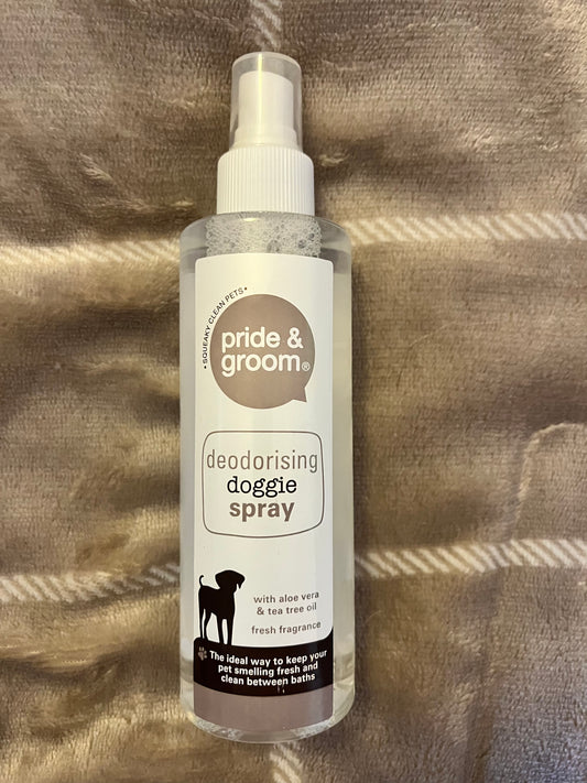 Pride and Groom Deodorising Doggie Spray