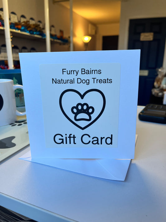 Furry Bairns Natural Dog Treats Gift Card