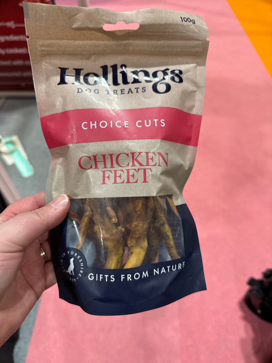 Hollings Chicken Feet 100g