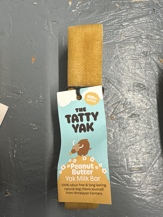 Tatty Yak Peanut Butter Dog Treat XXL size.