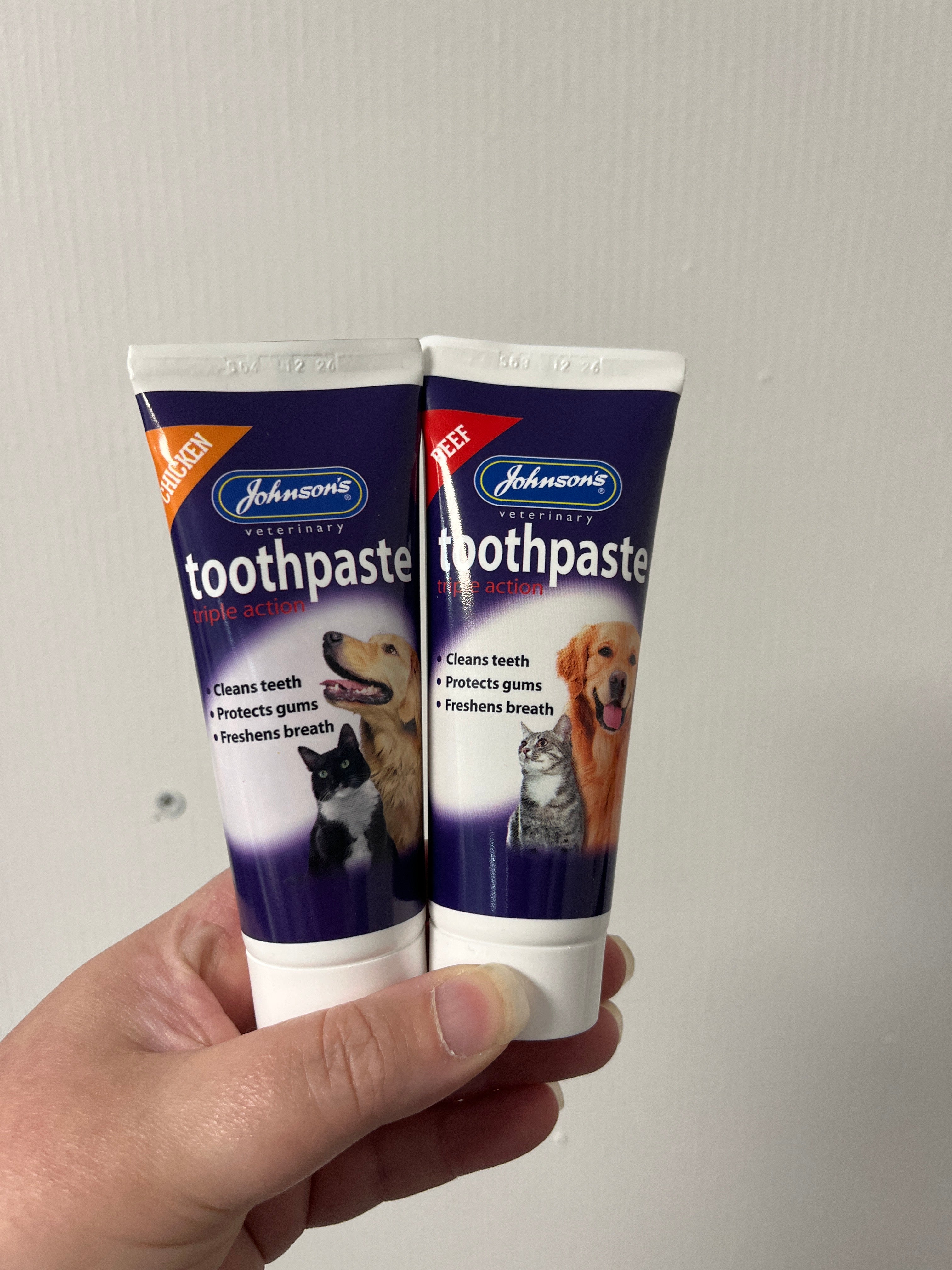 Johnsons dog toothpaste best sale