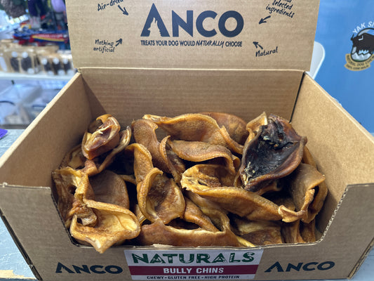 Anco Bully Chins Dog Treats.