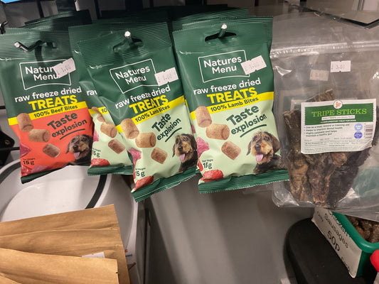Natures Menu Raw Freeze Dried Treats