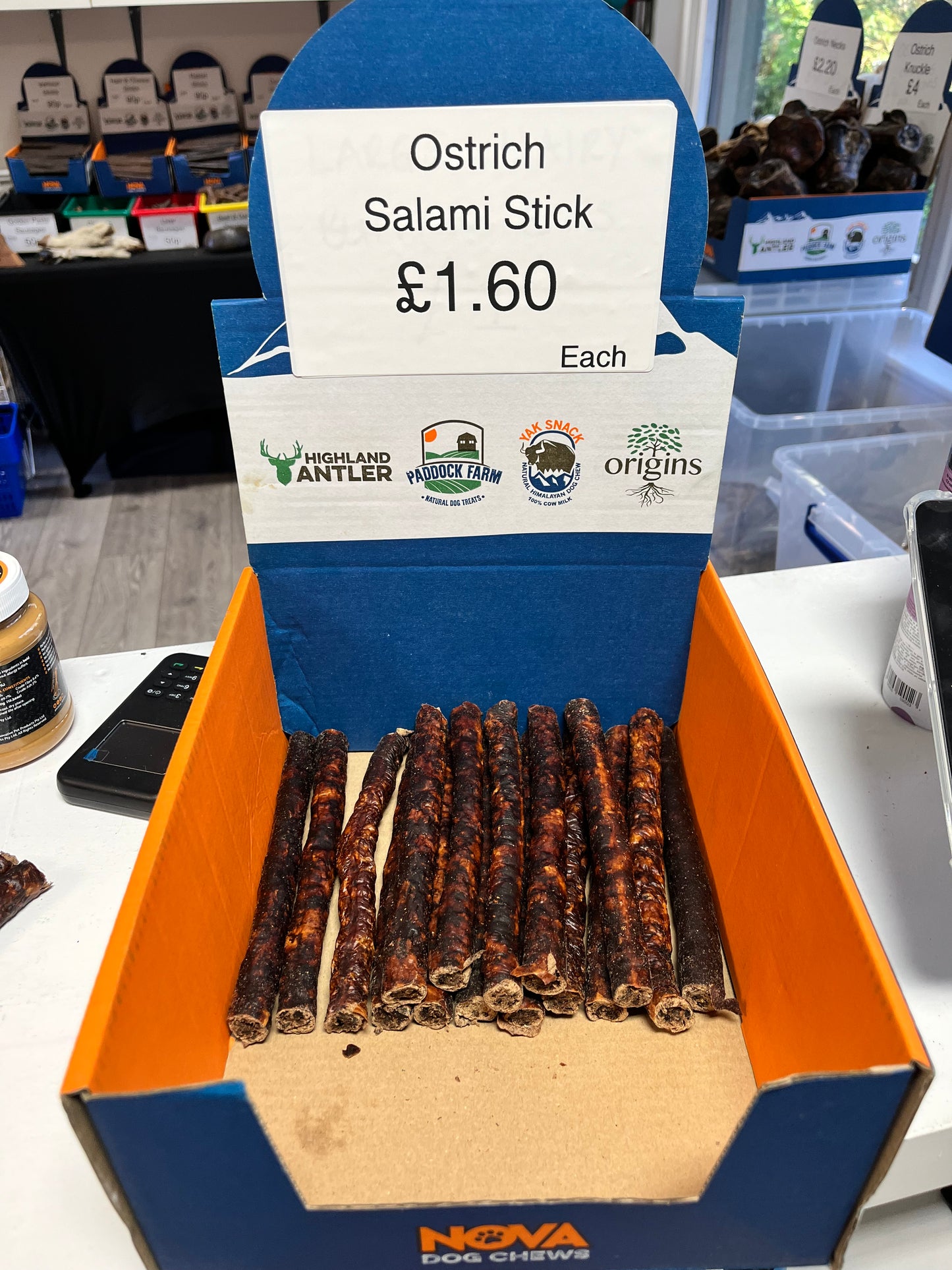 Ostrich Salami Sticks