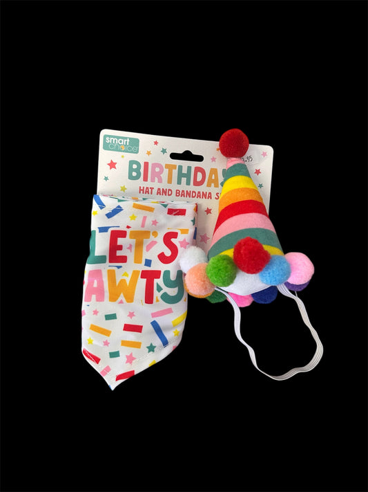 Smart Choice Birthday Hat & Bandana Set