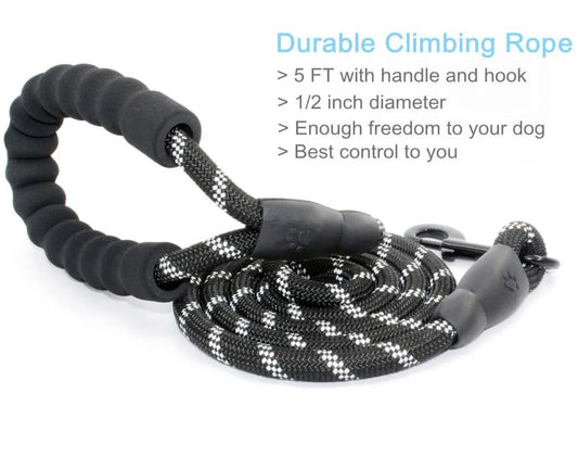 5ft Reflective Dog Leads