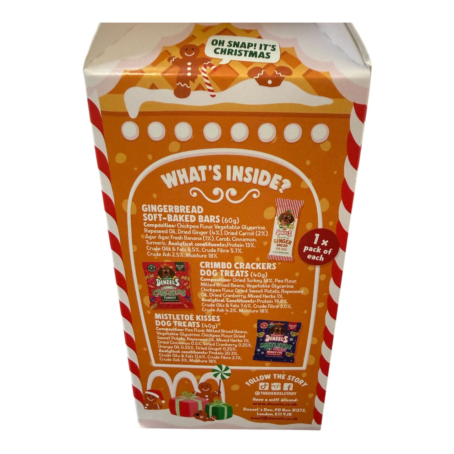 Denzels Gingerbread House Gift Box