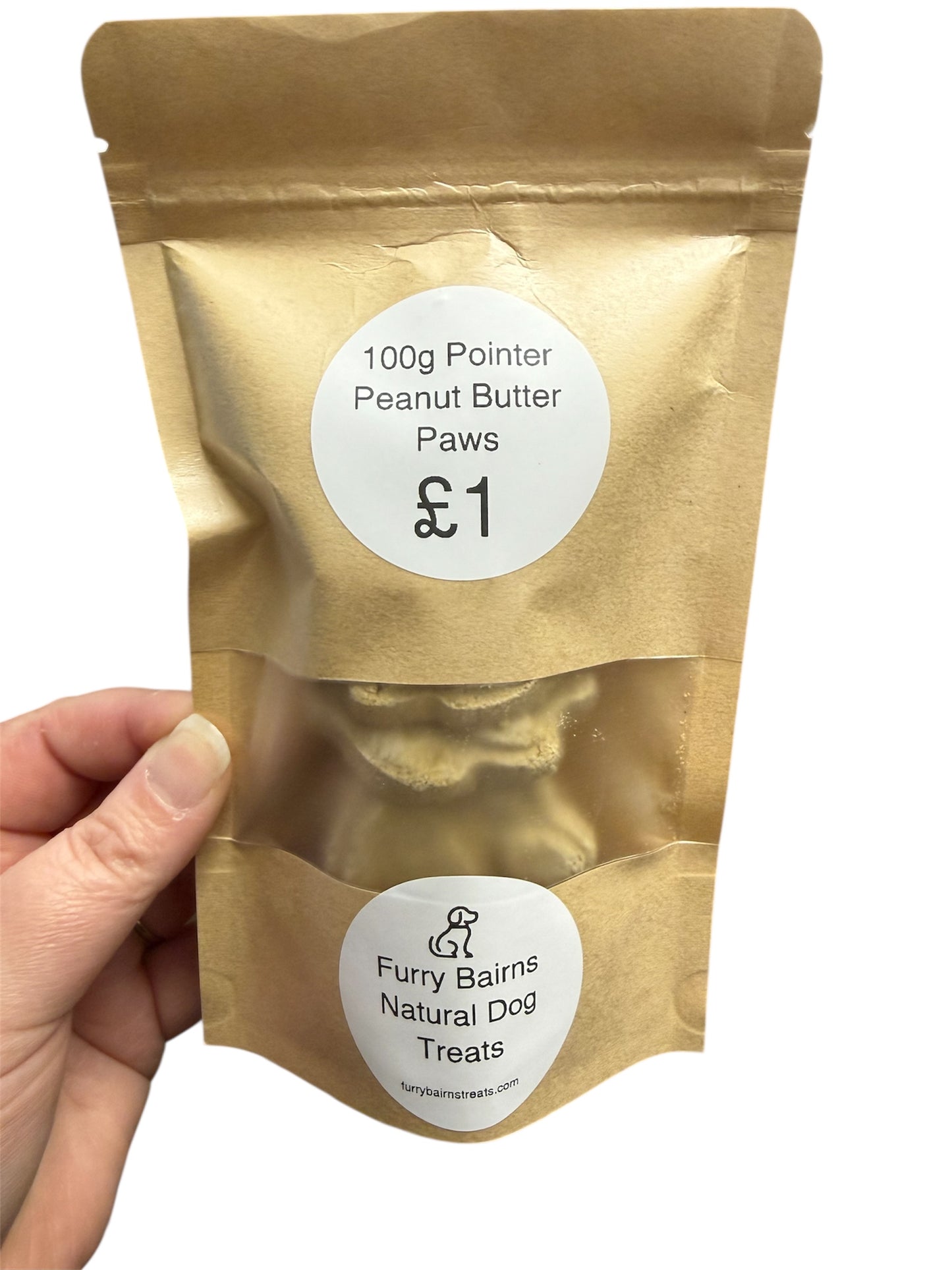 100g Pointer Peanut Butter Paws