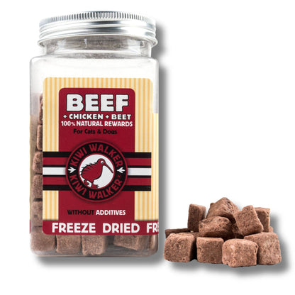 KIWI Walker Dog Treats Freeze Dried Meat & Chicken : Duck 80g