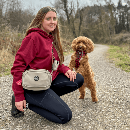 Trail & Glow® Dog Harness - The Red Tartan One: L