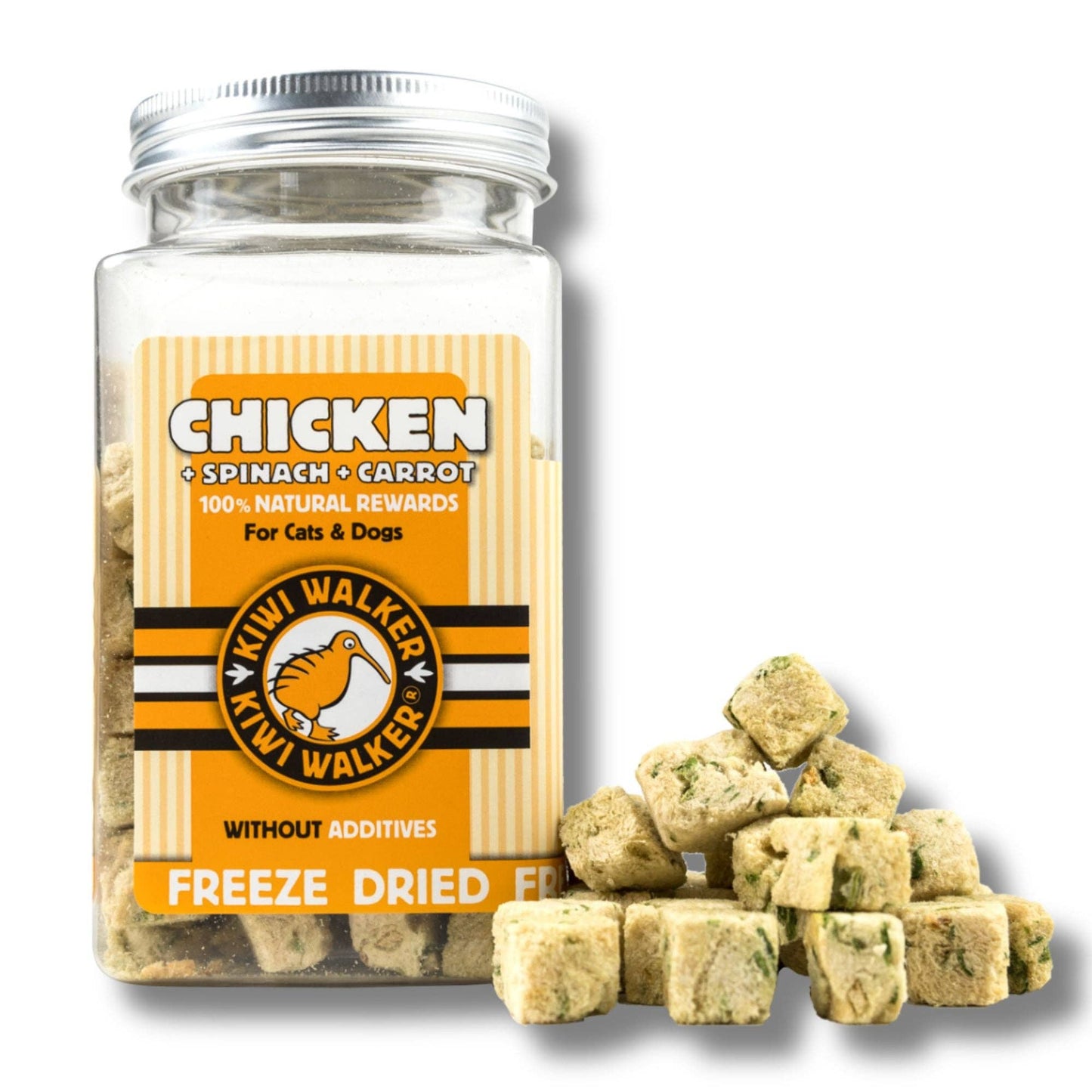 KIWI Walker Dog Treats Freeze Dried Meat & Chicken : Rabbit 75g