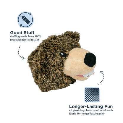 Grizzly 2-in-1 Fetch Ball Dog Toy