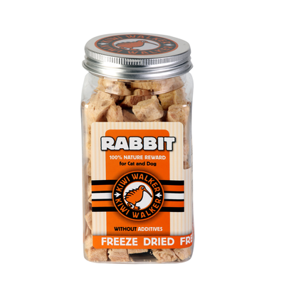 KIWI Walker Dog Treats Freeze Dried Meat & Chicken : Rabbit 75g